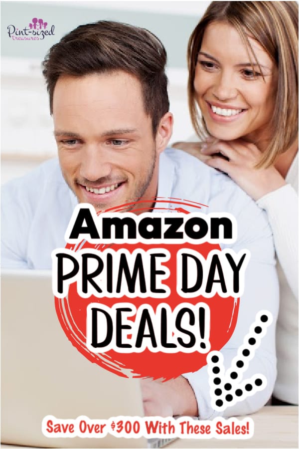 couple shopping for Amazon Prime Day deals