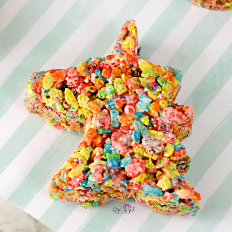 unicorn rice krispie treats