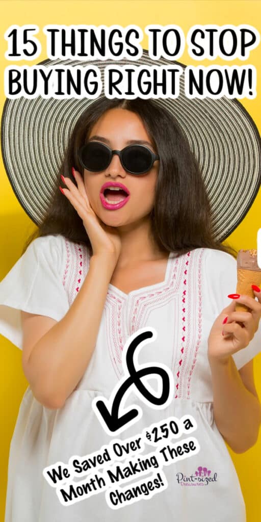 what to stop buying in order to save money