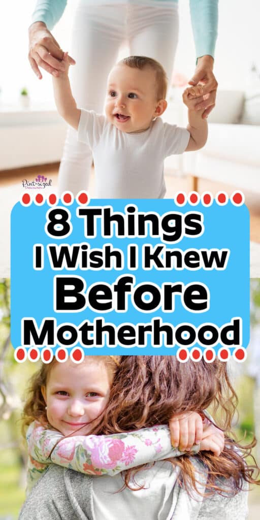 moms loving their kids while they think about what they wish they knew before motherhood