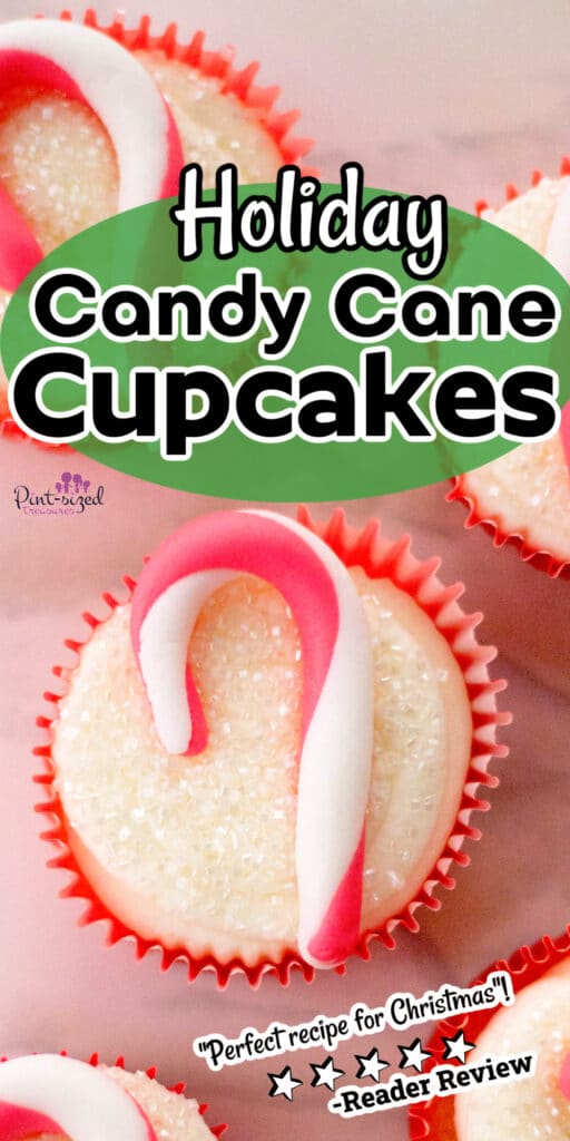 candy can cupcakes for Christmas