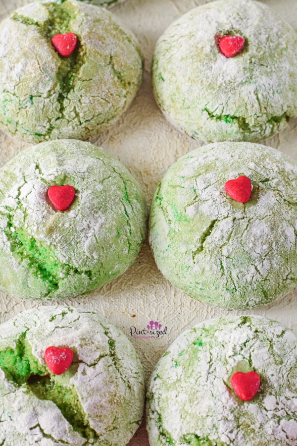 grinch cookies cooling