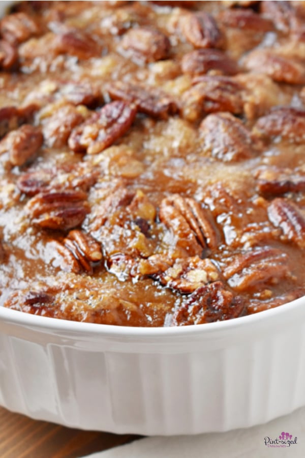 baked sweet potato casserole with pecan streusel topping