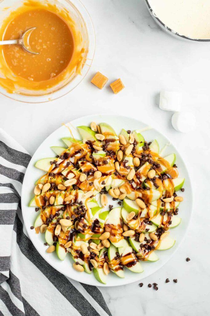 apple nachos for simple lunch ideas for kids
