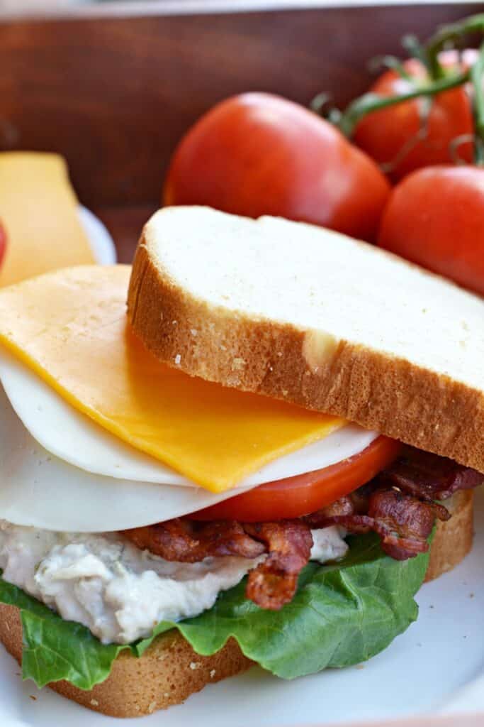 Tuna BLT for simple lunch ideas for kids