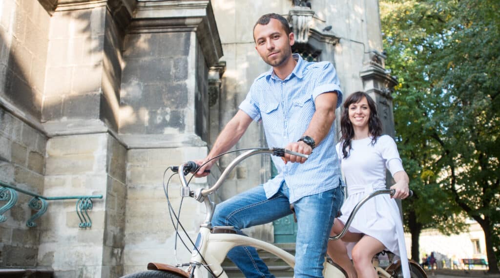 bike ride for summer date night