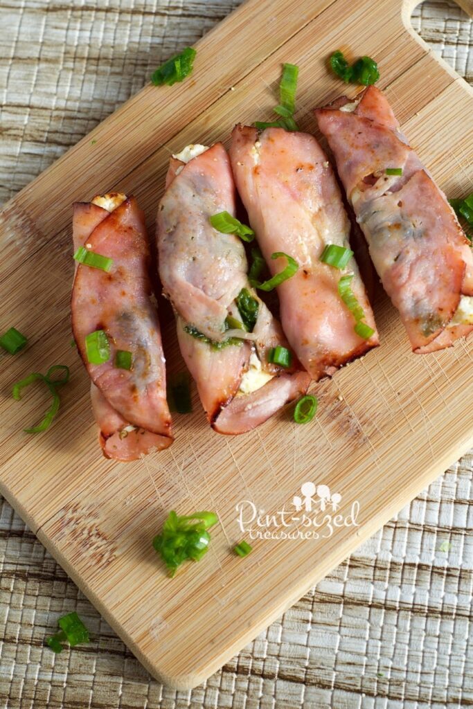 ham roll-ups for simple lunch ideas for kids