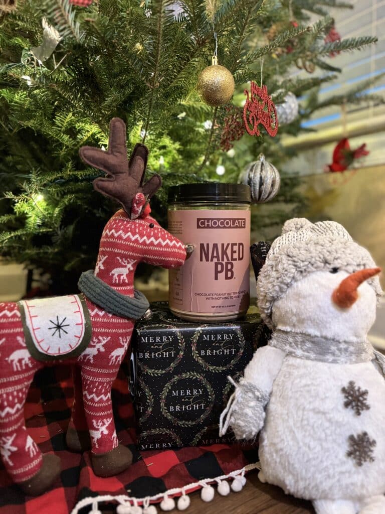 protein powder as a gift under the Christmas tree